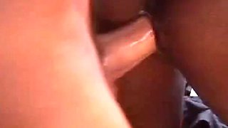 Amazing ebony getting pounded