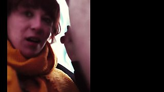 Lollipop in culo and jism in gullet for a uber-cute red-haired tgirl