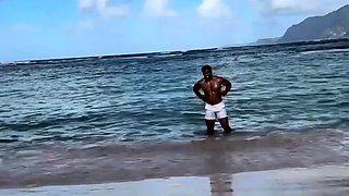 Eve Sweet Having BBC Sex On The Beach