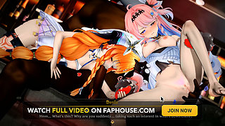 Wuthering Waves - Sigrika and Denia Naughty Club Party Fuck - 3D Hentai Animations