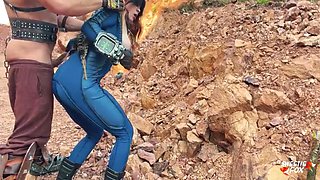 Black Bull And Sweetie Fox - New Fallout Cosplay Porn Sucked And Fucked For A Sip Of Water With A Stranger