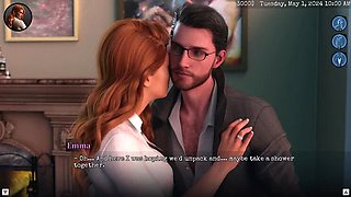 Emma Cheats on Husband with Boss Tyler - Office Cowgirl Riding Big Cock & Cumshot