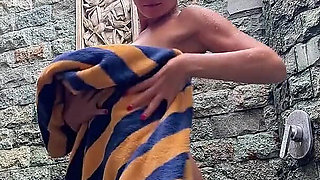 Shower Naked Under the Open Sky