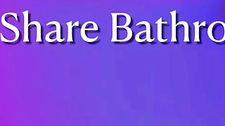 Alice Ross heads super-naughty in a bathroom three way