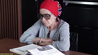 82 Year Old Granny Gets Her Old Ass Slammed Hard