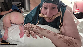 Hijabi Cripple Bum BDSM From Both Angles