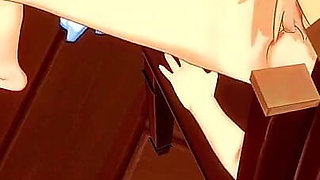 Genshin Impact Hentai - Aether and Lumine Sucking and Fucking - 3D Anime Cartoon Video Game Porn Video