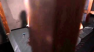 Cutting Hair Of Bondaged Bramble Bondage