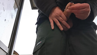 Wank at Trainstation
