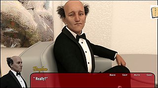 3D lesbian visual novel with natural giant boobs and amateur vibes