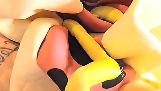 Time for the Reindeer Rear Games Shes Cumming Going Insane