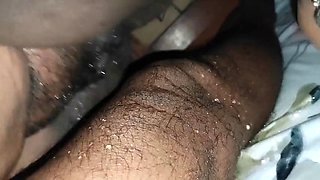 Super hot and cute juicy wife Mallu squirts and eats cock
